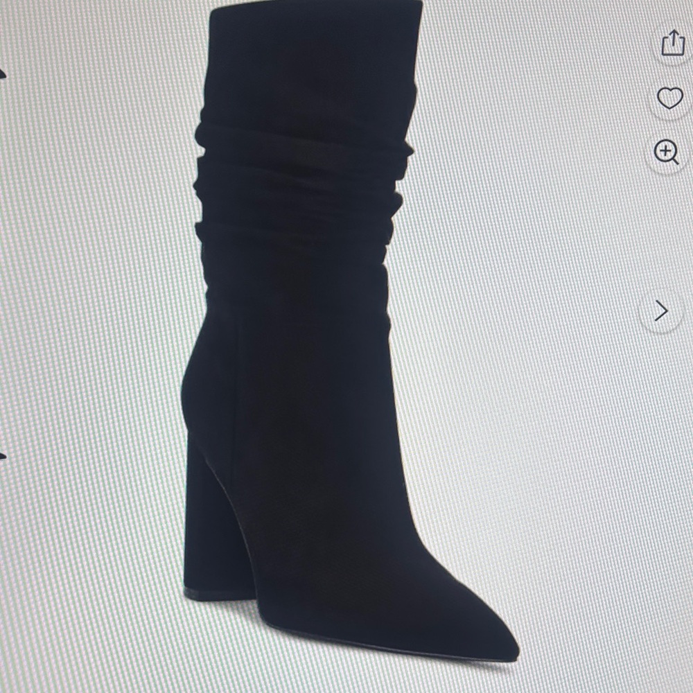 NWOB Nine West Women’s Denver Skiuchy faux suede mid calf boots. Size 9